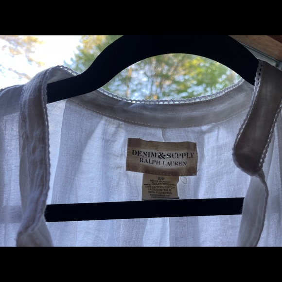 Ralph Lauren Denim & Supply White Bohemian sz small - Picture 3 of 5